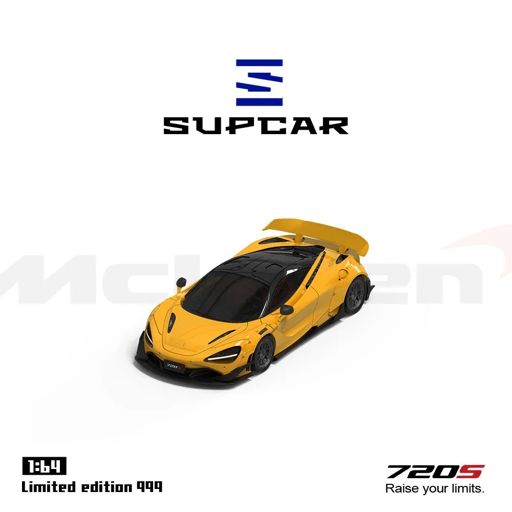 SC - McLaren 720S(Limited Edition 999), 1:64 Scale (Yellow) collectible diecast model at Poketwheels