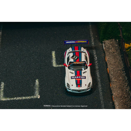 PRE-ORDER | Mercedes-Benz SLS AMG GT3 12h Zandvoort 2014 Winner 1:64 Scale by Tarmac Works