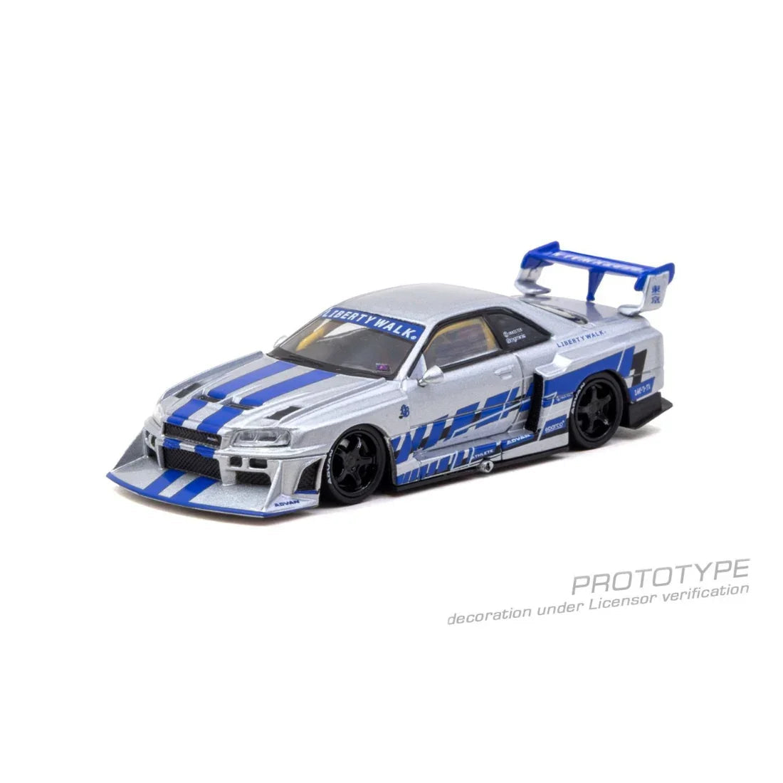 *PRE-ORDER* LB-ER34 Super Silhouette Nissan Skyline MGMINI, 1:64 Scale collectible diecast model at Poketwheels
