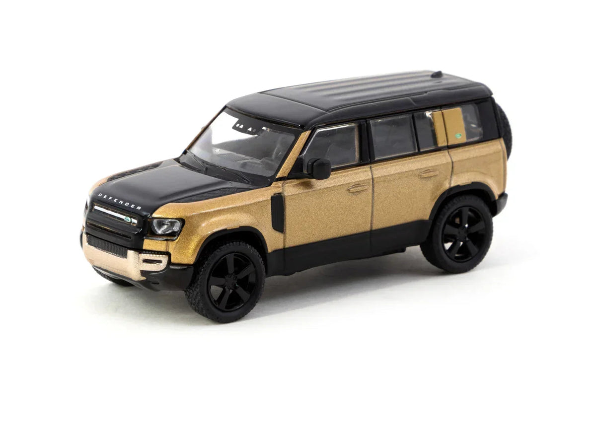 Land Rover Defender 110 - MIJO Special Edition - GLOBAL64, 1:64 Scale (Brown) collectible diecast model at Poketwheels