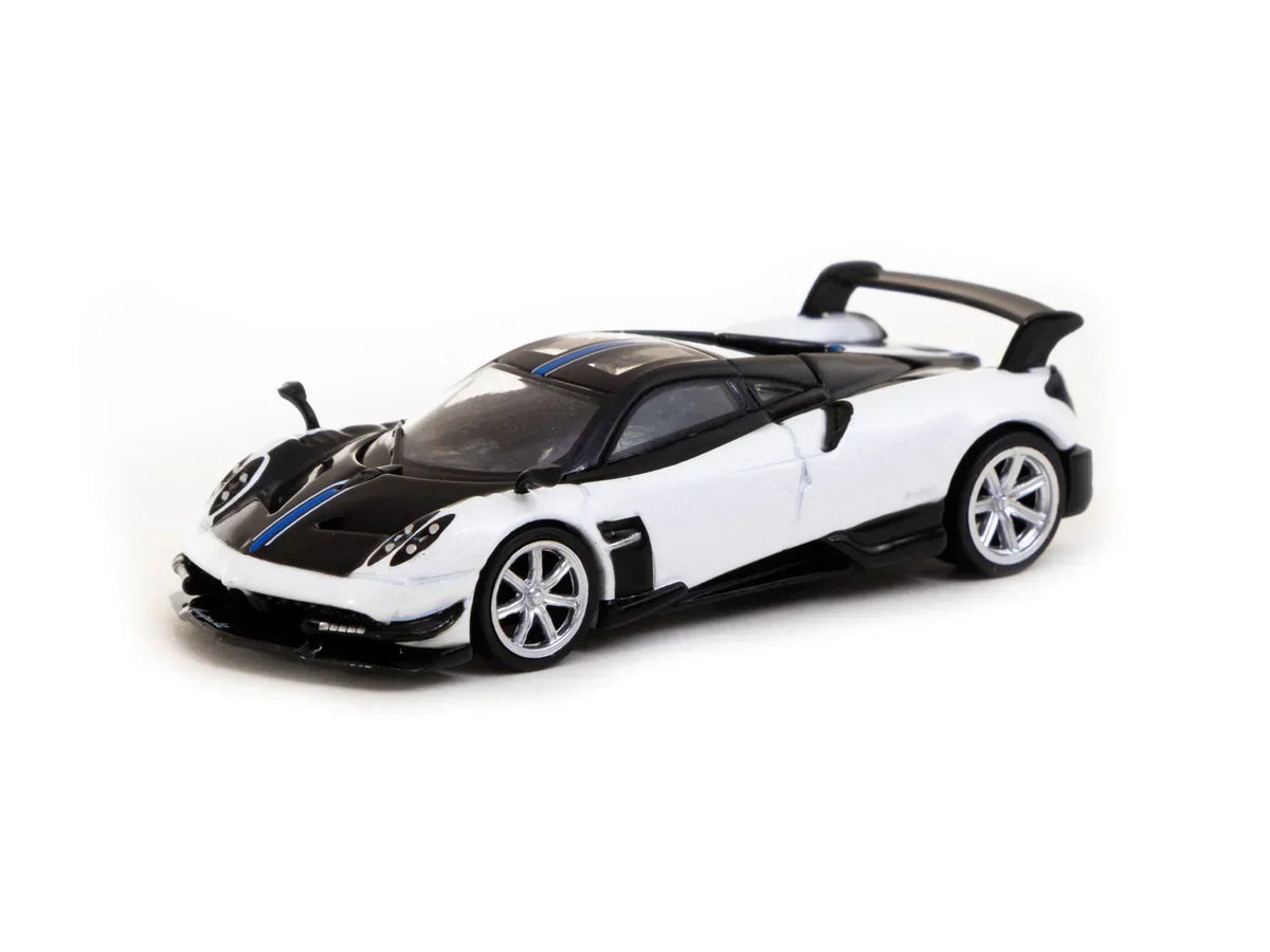 Pagani Huayra BC Bianco Benny - Global64, 1:64 Scale (White) collectible diecast model at Poketwheels