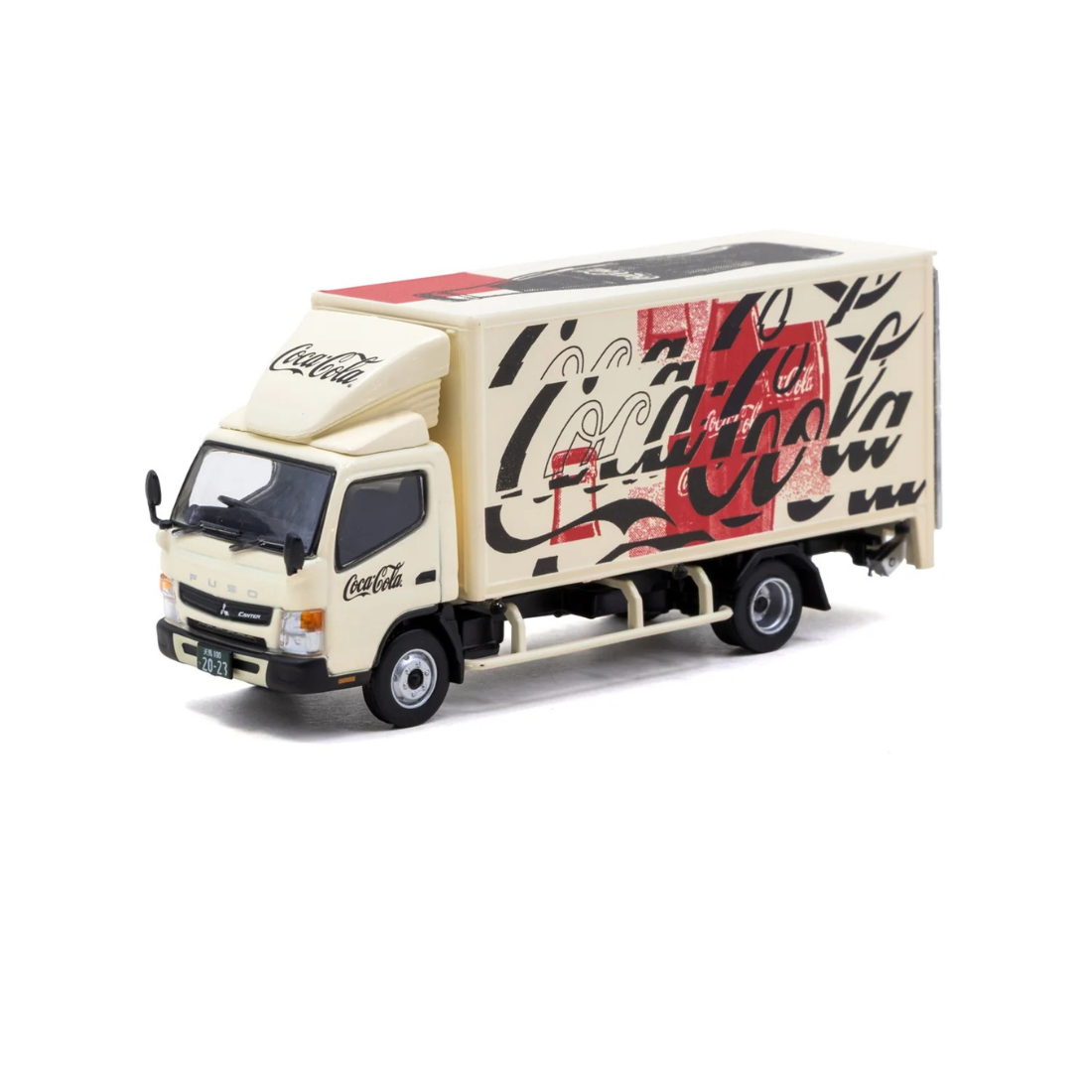 *PRE-ORDER* Mitsubishi Fuso Canter Truck COCA- COLA, 1:64 Scale collectible diecast model at Poketwheels