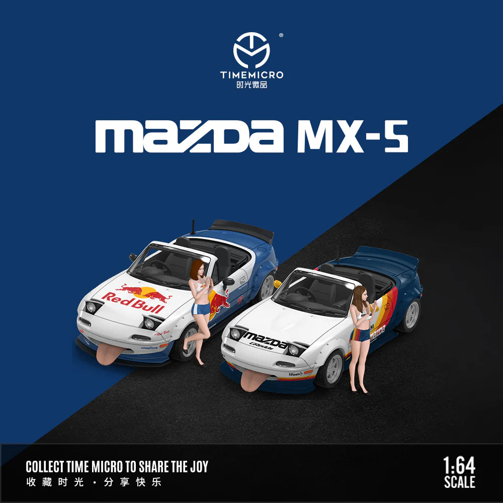 PRE-ORDER | Mazda MX-5 Color Bar Figure Edition 1:64 Scale by Time Micro