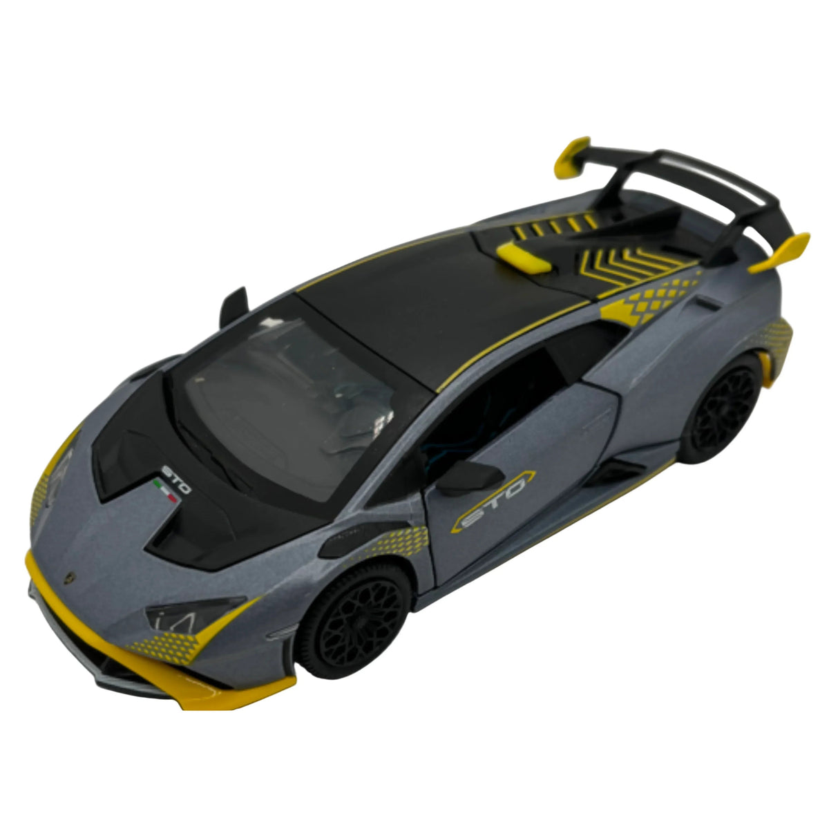 Lamborghini Huracan STO, 1:32 Scale (Grey) collectible diecast model at Poketwheels