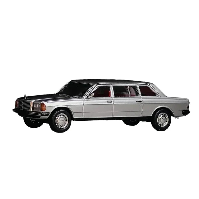 GOC Mercedes-Benz W123 1976 Limited Edition Silver 1:64 Scale Diecast Model