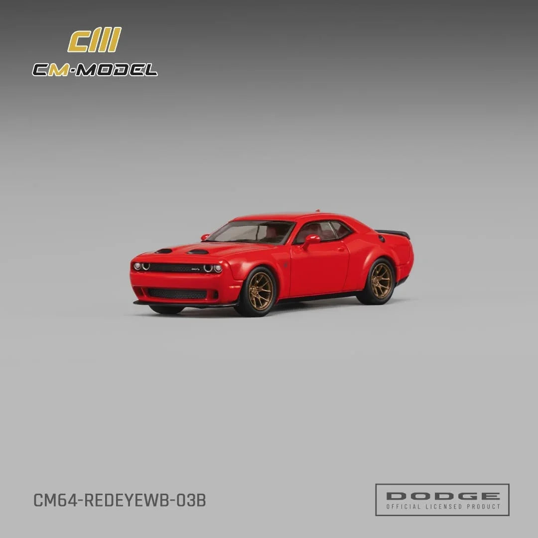 *PRE-ORDER* Dodge Challenger SRT Hellcat Redeye Widebody Torred Clearcoat, 1:64 Scale collectible diecast model at Poketwheels