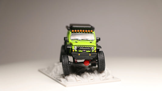 Jeep Wrangler - LHD 2024, 1:64 Scale (Green)