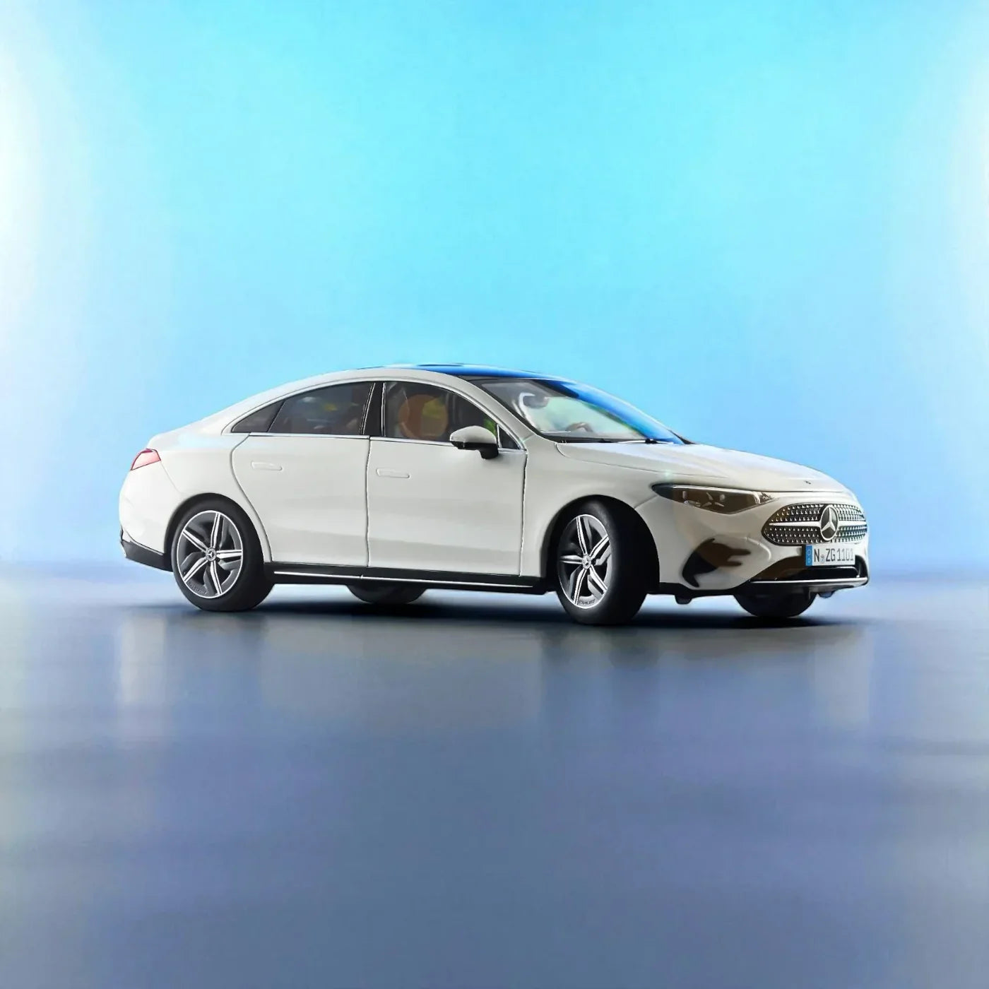 NZG Mercedes-Benz CLA Coupé Polar White 1:18 Scale Diecast Model