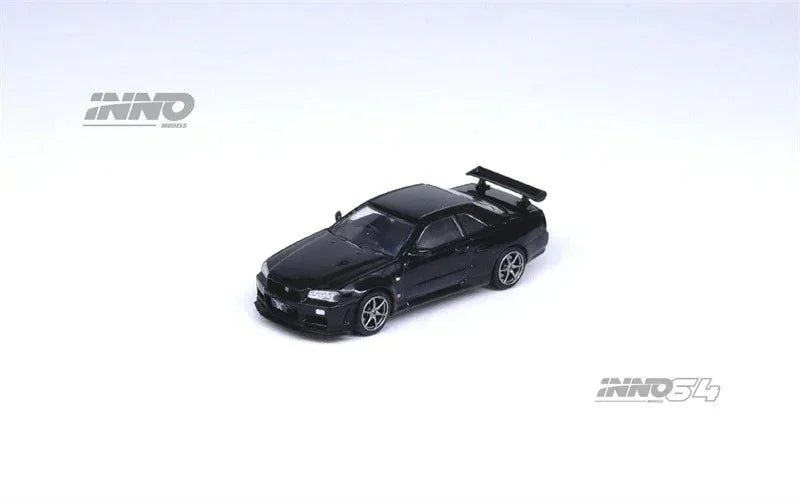 Nissan Skyline GT-R (R34) V-Spec II,1:64 Scale (Black) collectible diecast model at Poketwheels