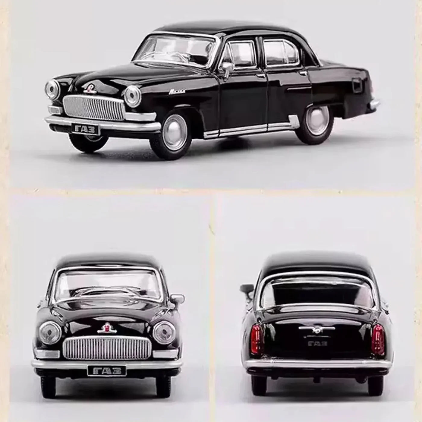 Perka GAZ-21 Volga Black 1:64 Scale Diecast Model