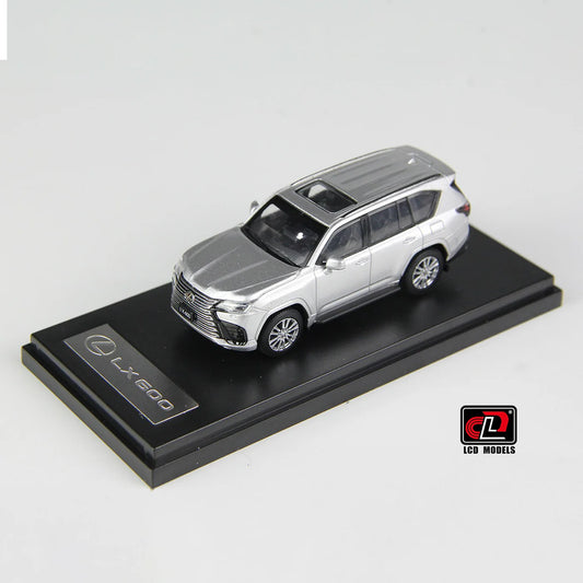 LCD Lexus LX600 Silver 1:64 Scale Diecast Model