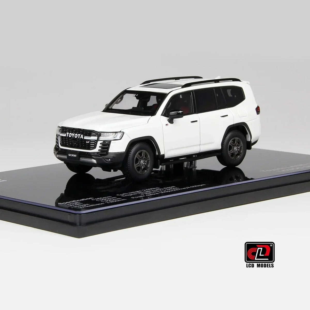 Toyota LC300-GR Sport, 1:43 Scale (White) collectible diecast model at Poketwheels