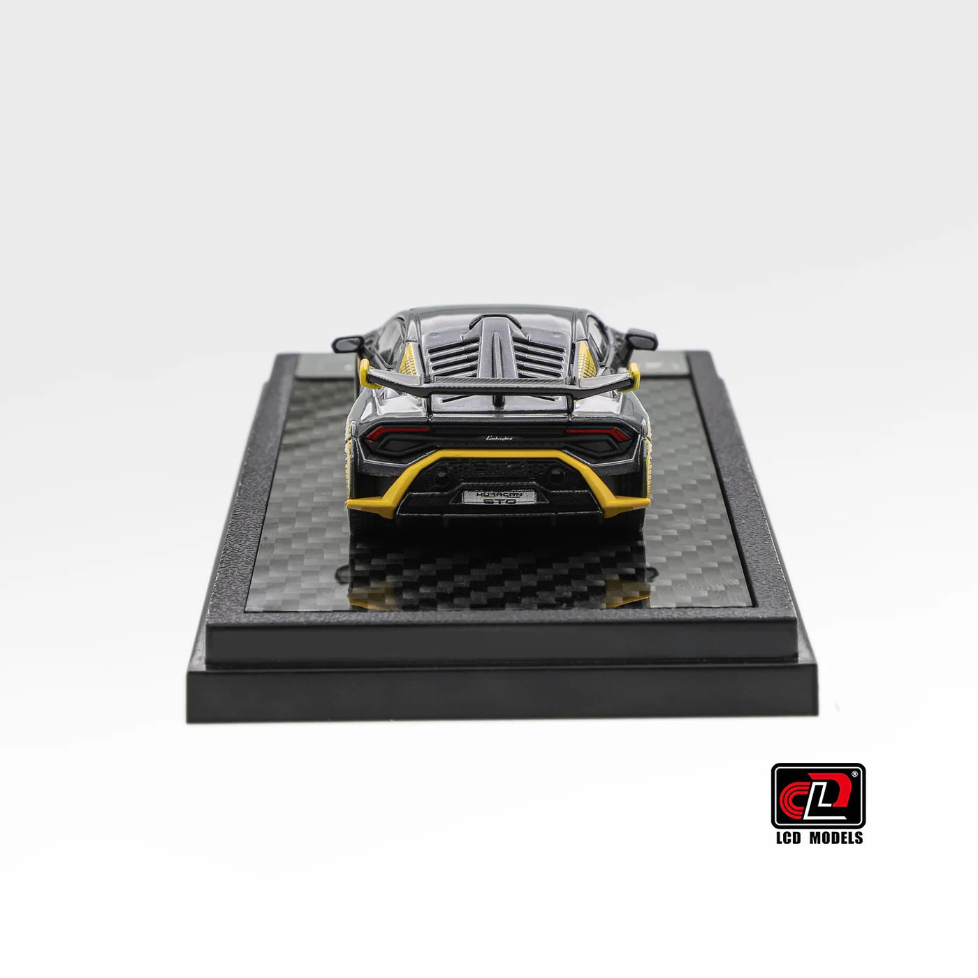 LCD Lamborghini Huracan STO Foshan APA XPO Special Package 2025 Silver Grey 1:64 Scale Diecast Model