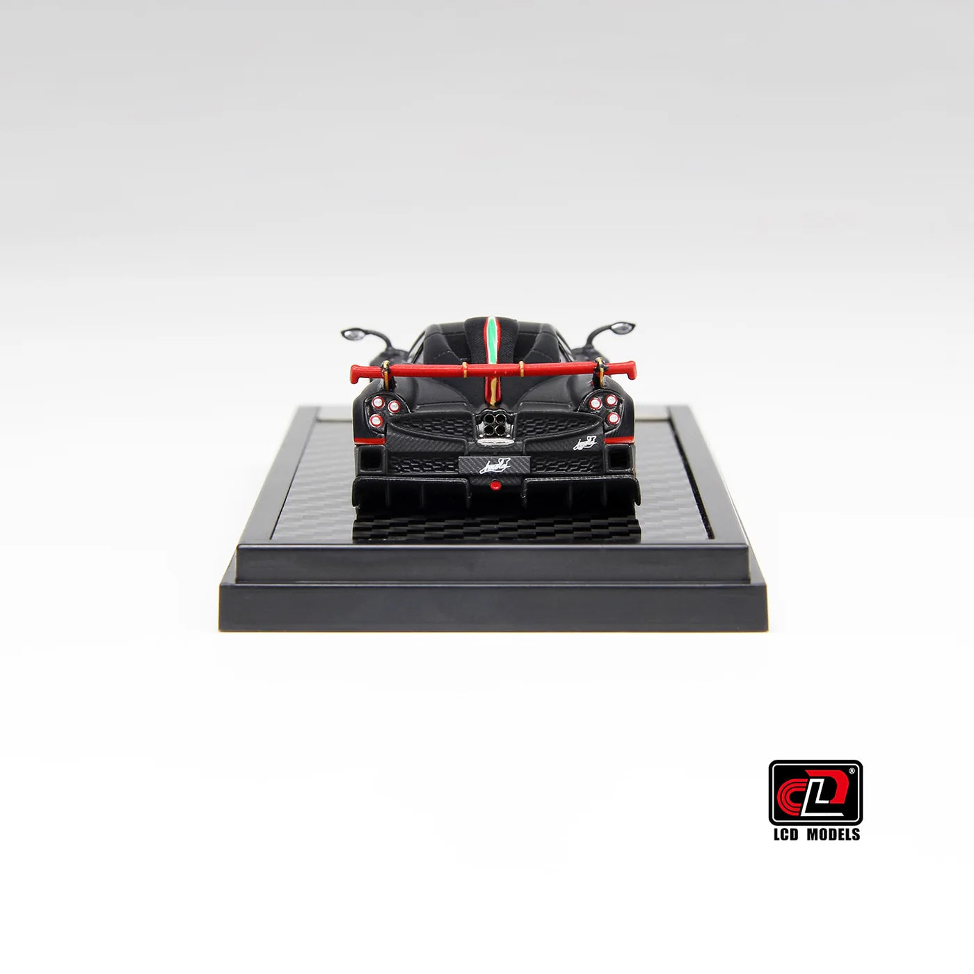 LCD Pagani Imola Coupe Matte Black 1:64 Scale Diecast Model