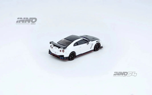 INNO64 Nissan GT-R R35 Nismo White 1:64 Scale Diecast Model
