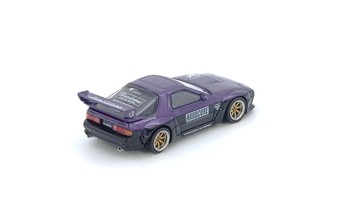 INNO64 Mazda RX-7 FC3S Pandem Rocket Bunny Purple 1:64 Scale Diecast Model