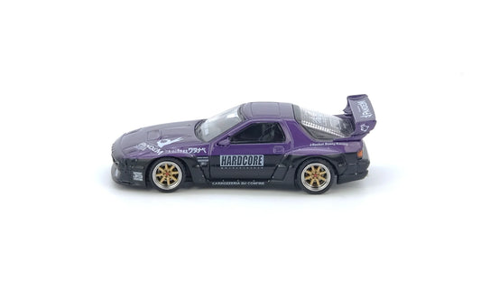 INNO64 Mazda RX-7 FC3S Pandem Rocket Bunny Purple 1:64 Scale Diecast Model