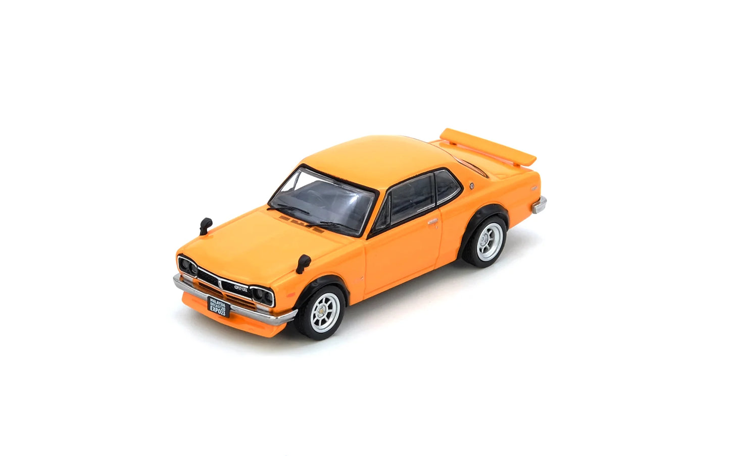 INNO64 Nissan Skyline 2000 GT-R KPGC10 Malaysia Diecast Expo 2023 Orange 1:64 Scale Diecast Model