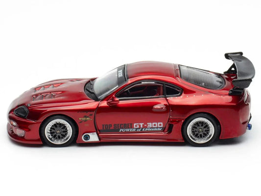 INNO64 Toyota Supra A80 Top Secret 1:64 Scale Diecast Model (Red)