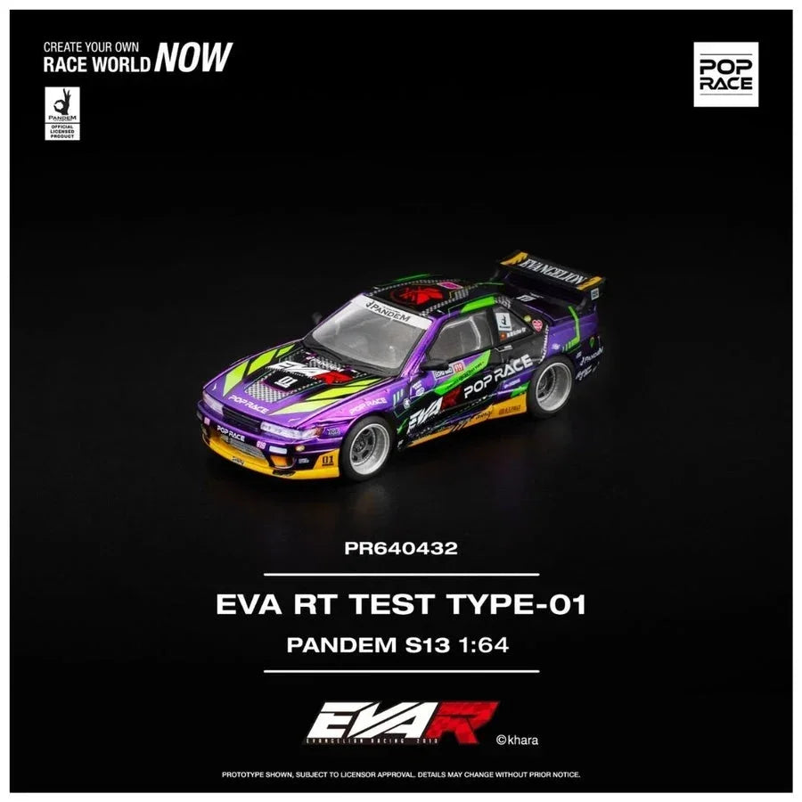 EVA RT Test Type-01 Pandem S13, 1:64 Scale collectible diecast model at Poketwheels