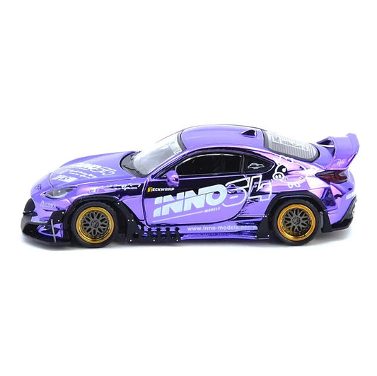 INNO64 Toyota GR86 Pandem Hobby Expo Beijing 2025 Event Edition 1:64 Scale Diecast Model (Purple Chrome)