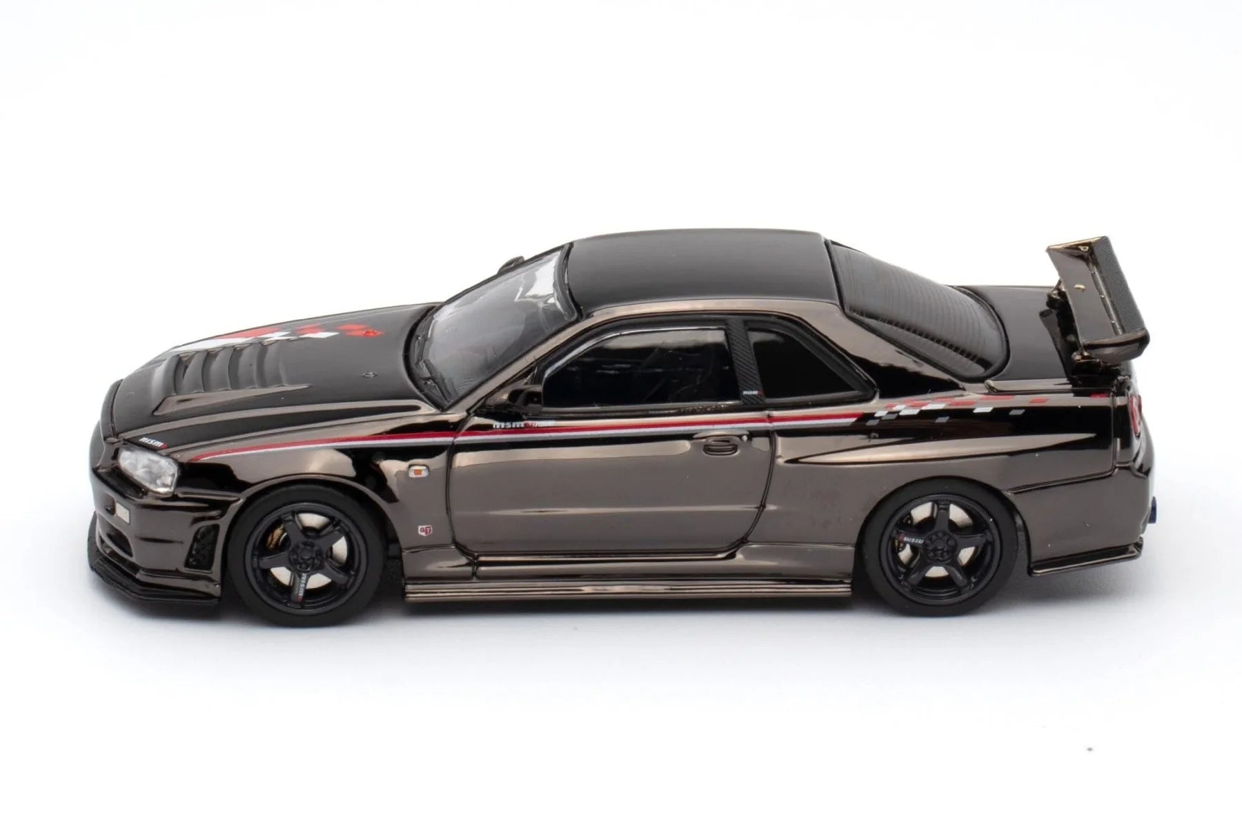 R34 64 INNO 2台 Australia Purple Magic Z-Tune R34 GT-R Skyline Nissan INNO64 （BLACKTUNERS専用） ミニカー