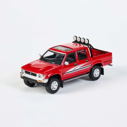 Toyota Hilux Ln107 1994, 1:64 Scale (Red) collectible diecast model at Poketwheels