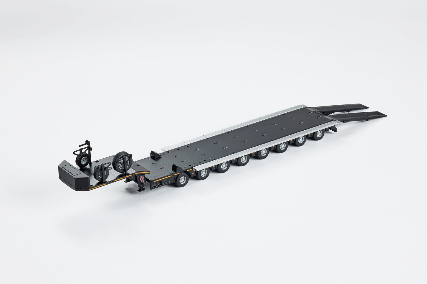 EIGHT-AXIS SEMI-LOW DECK TRAILER-BLACK