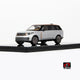 LCD Land Rover Range Rover SV Serenity Silver 1:43 Scale Diecast Model