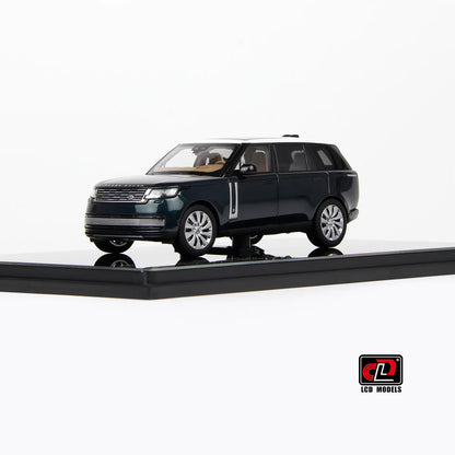 LCD Land Rover Range Rover SV Serenity Green with White Roof 1:43 Scale Diecast Model