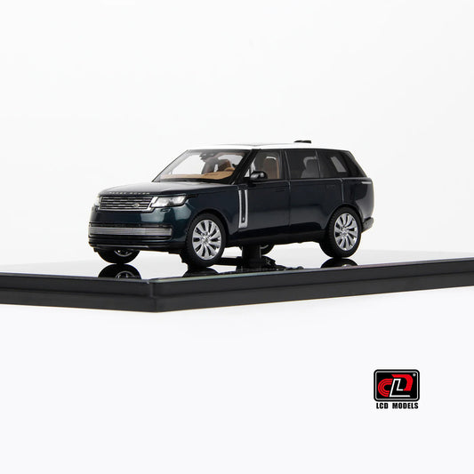 LCD Land Rover Range Rover SV Serenity Green with White Roof 1:43 Scale Diecast Model
