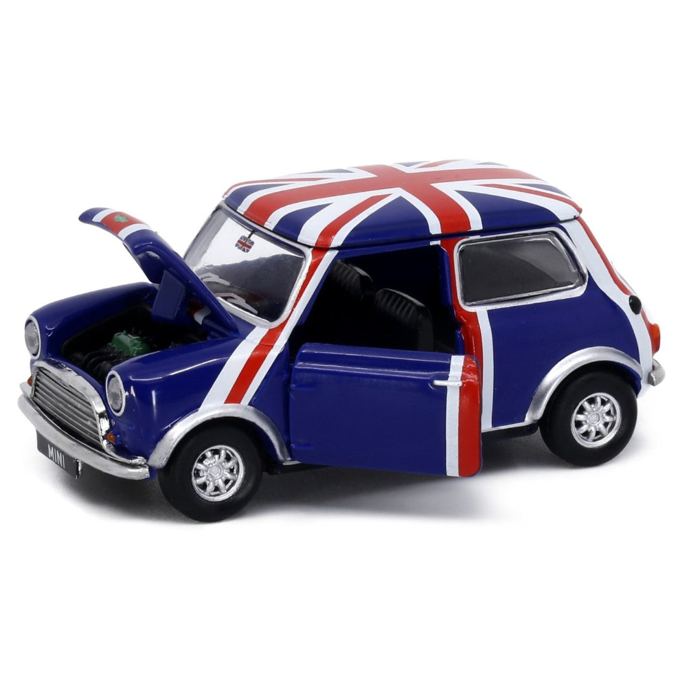 TINY Mini Cooper Union Jack 154 (RHD) 1:50 Scale – Official Licensed Diecast with Acrylic Case