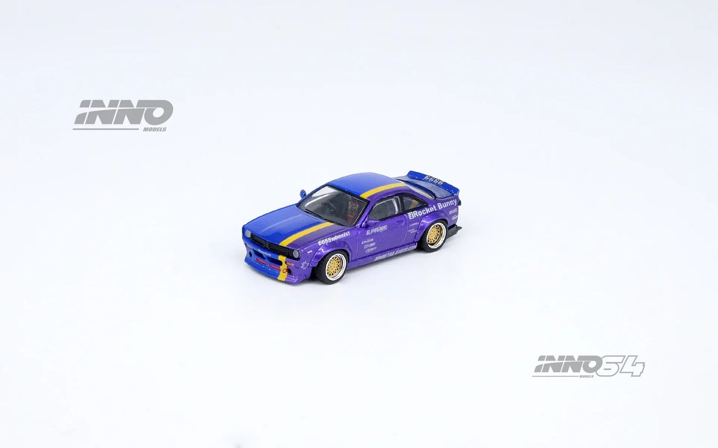 INNO64 Nissan Silvia S14 Rocket Bunny Boss Tomonori Idekawa 1:64 Scale Diecast Model (Pre-Order)
