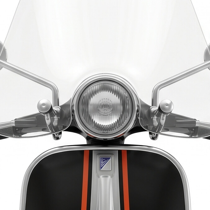 TINY Scooter with Sidecar (SF Express) 1:35 Scale – Official Licensed Diecast with Acrylic Case