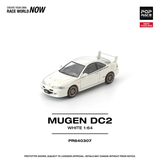 *PRE-ORDER* Mugen DC2 New Tooling, 1:64 Scale (White) collectible diecast model at Poketwheels