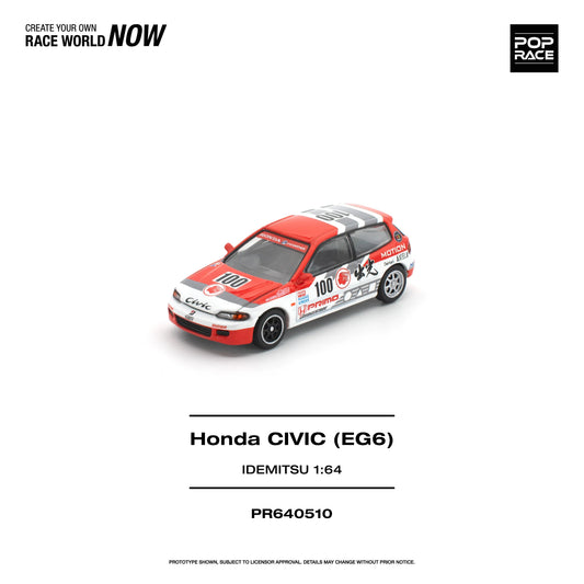 *PRE-ORDER* Honda Civic (EG6) Idemitsu Motion Infinite, 1:64 Scale collectible diecast model at Poketwheels