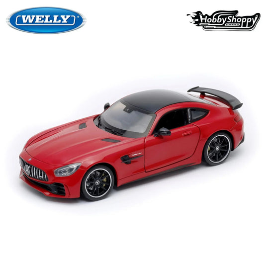 Mercedes AMG GT R, 1:24 Scale (Red) collectible diecast model at Poketwheels