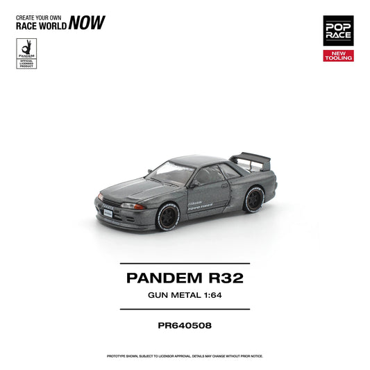 *PRE-ORDER* Pandem R32 Gun Metal New Tooling, 1:64 Scale collectible diecast model at Poketwheels