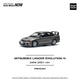 Mitsubishi Lancer Evolution IV Dark Grey, 1:64 Scale (Grey) collectible diecast model at Poketwheels