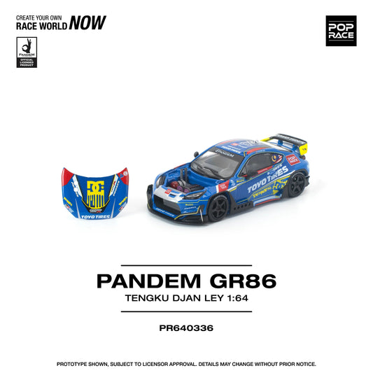 *PRE-ORDER* Pandem GR 86 Tengku Djan Ley, 1:64 Scale collectible diecast model at Poketwheels