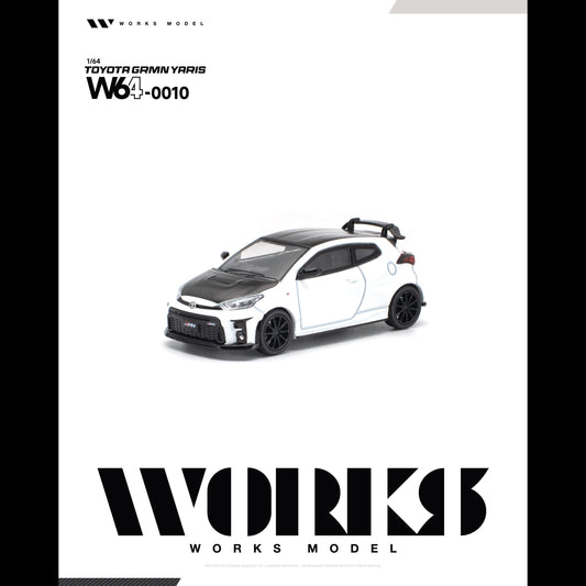 *PRE-ORDER* TOYOTA GRMN YARIS, 1:64 Scale (WHITE) collectible diecast model at Poketwheels