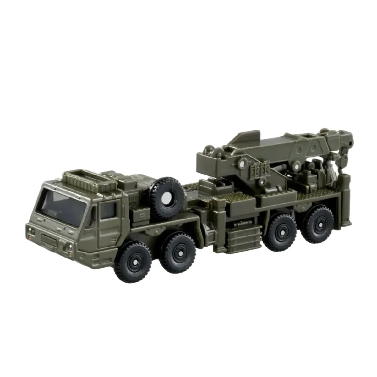 Takara Tomy Tomica Long No.141 JGSDF Heavy Wheeled Recovery Vehicle 1:89 Scale (Military Green)