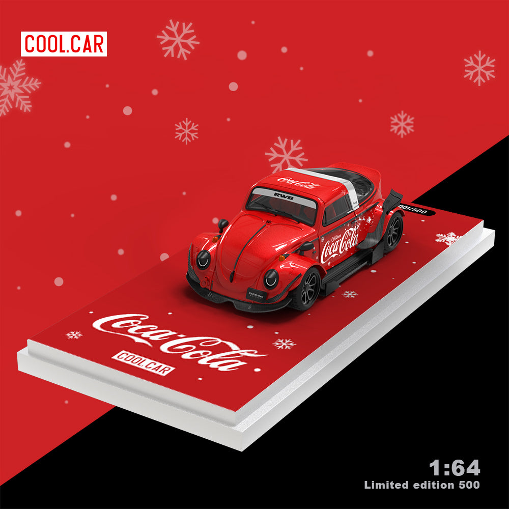 PRE-ORDER Time Micro CC Beetle Christmas Cola Regular Edition 1:64 Scale Diecast Model