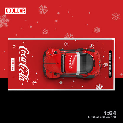 PRE-ORDER Time Micro CC Beetle Christmas Cola Regular Edition 1:64 Scale Diecast Model