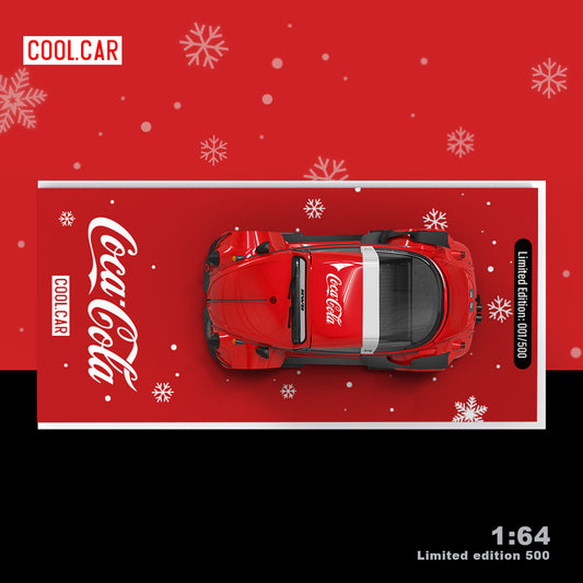 PRE-ORDER Time Micro CC Beetle Christmas Cola Regular Edition 1:64 Scale Diecast Model