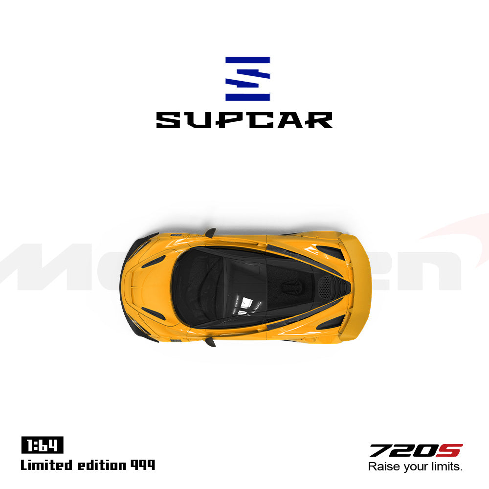 PRE-ORDER SC McLaren 720S Yellow Regular Edition 1:64 Scale Diecast Model