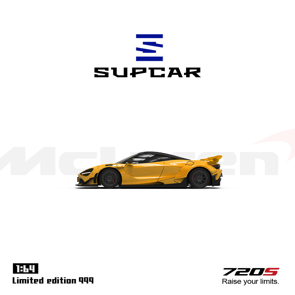 PRE-ORDER SC McLaren 720S Yellow Regular Edition 1:64 Scale Diecast Model