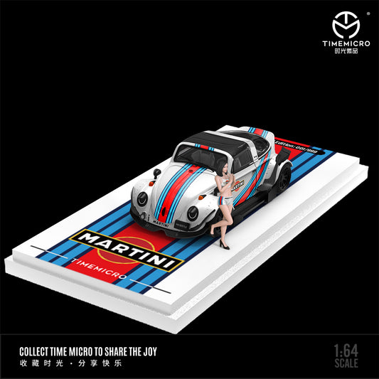 PRE-ORDER Time Micro TM Beetle Martini Doll Edition 1:64 Scale Diecast Model