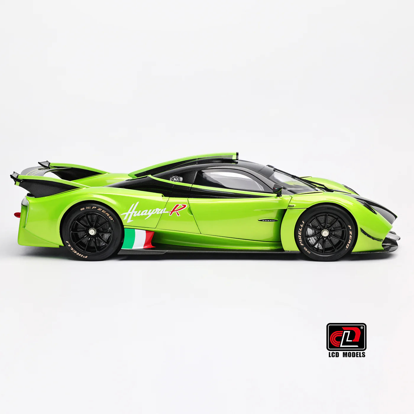 LCD Pagani Huayra R Green 1:18 Scale Diecast Model