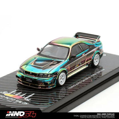 INNO64 Nissan Skyline GT-R R33 Nismo 400R Tokyo Auto Salon Kuala Lumpur Exclusive Edition 2024 1:64 Scale Diecast Model (Chameleon)